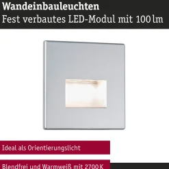 Set LED Wandeinbauleuchte - Edge 3er-Set