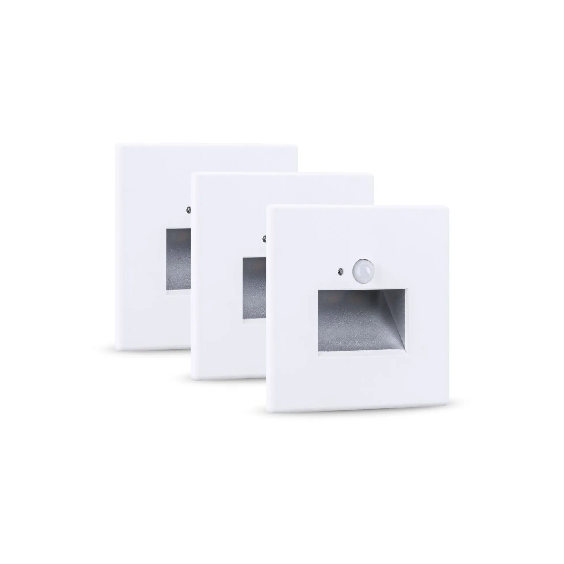 Set LED Wandeinbauleuchte - Edge 3er-Set