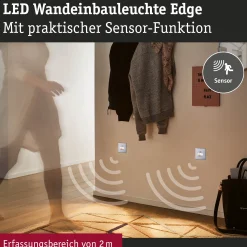 Set LED Wandeinbauleuchte - Edge 3er-Set
