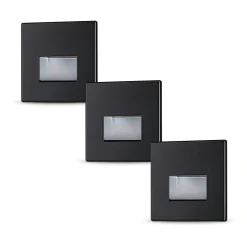 Set LED Wandeinbauleuchte - Edge 3er-Set