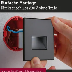 Set LED Wandeinbauleuchte - Edge 3er-Set