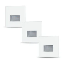 Set LED Wandeinbauleuchte - Edge 3er-Set