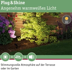 Set Plug & Shine LED Gartenstrahler - Sting 6er-Set