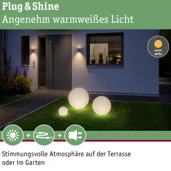 Set Plug & Shine LED Lichtobjekt - Globe Plug & Shine Lichtobjekte Set