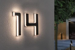 Set Solar LED Hausnummernleuchte - Nummer 14