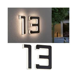 Set Solar LED Hausnummernleuchte - Nummer 13