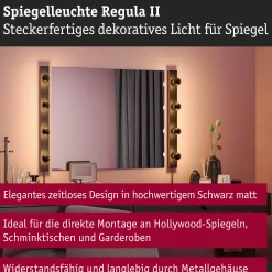 Set Spiegelleuchte - Regula II 4-flammig
