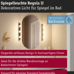 Set Spiegelleuchte - Regula II 3-flammig
