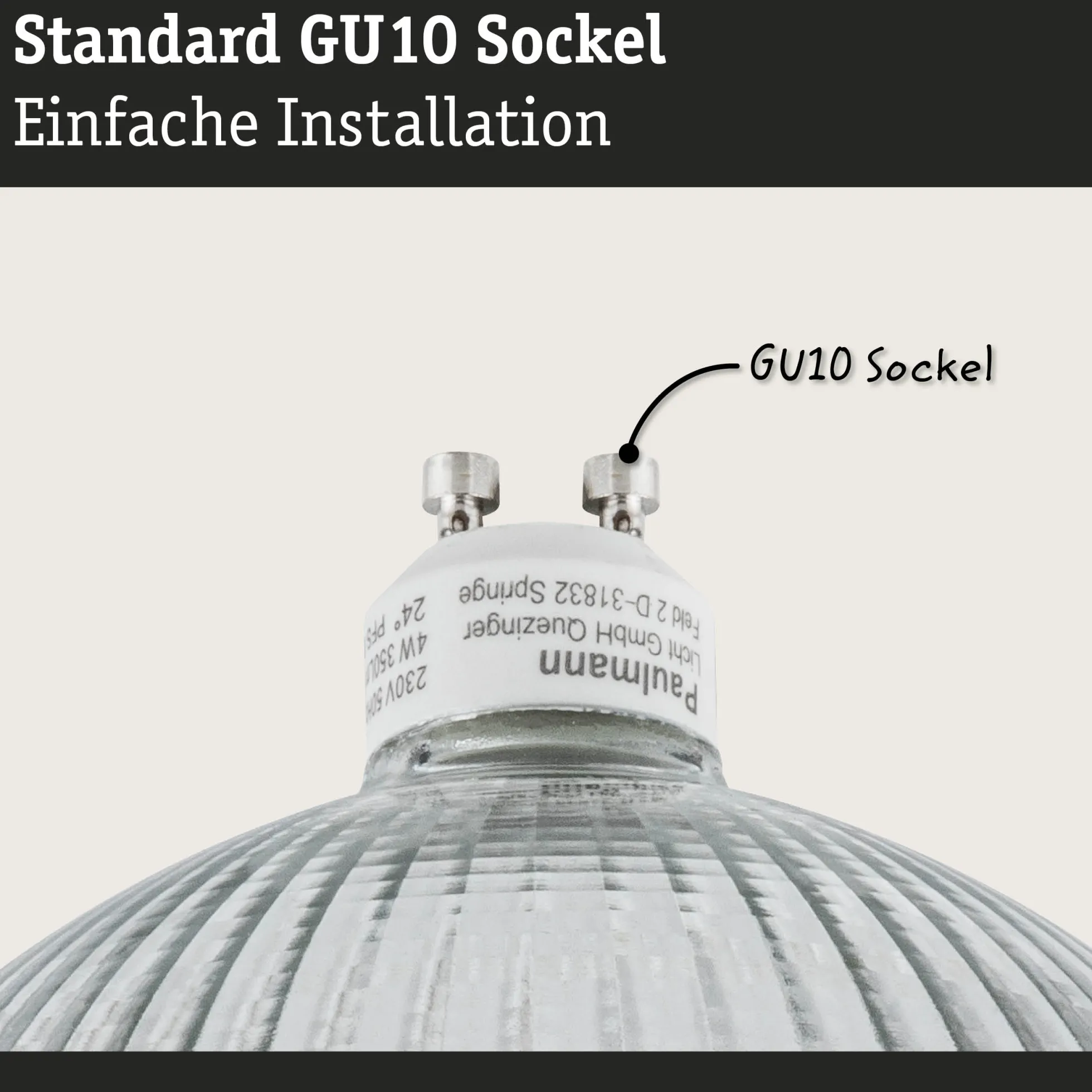 Set Standard 230V - LED Reflektor QPAR111 GU10
