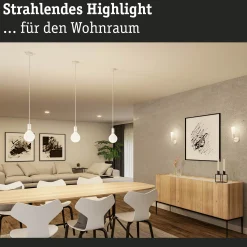 Set Wandleuchte - Ravi + White Lampion