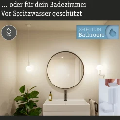 Set Wandleuchte - Ravi + White Lampion