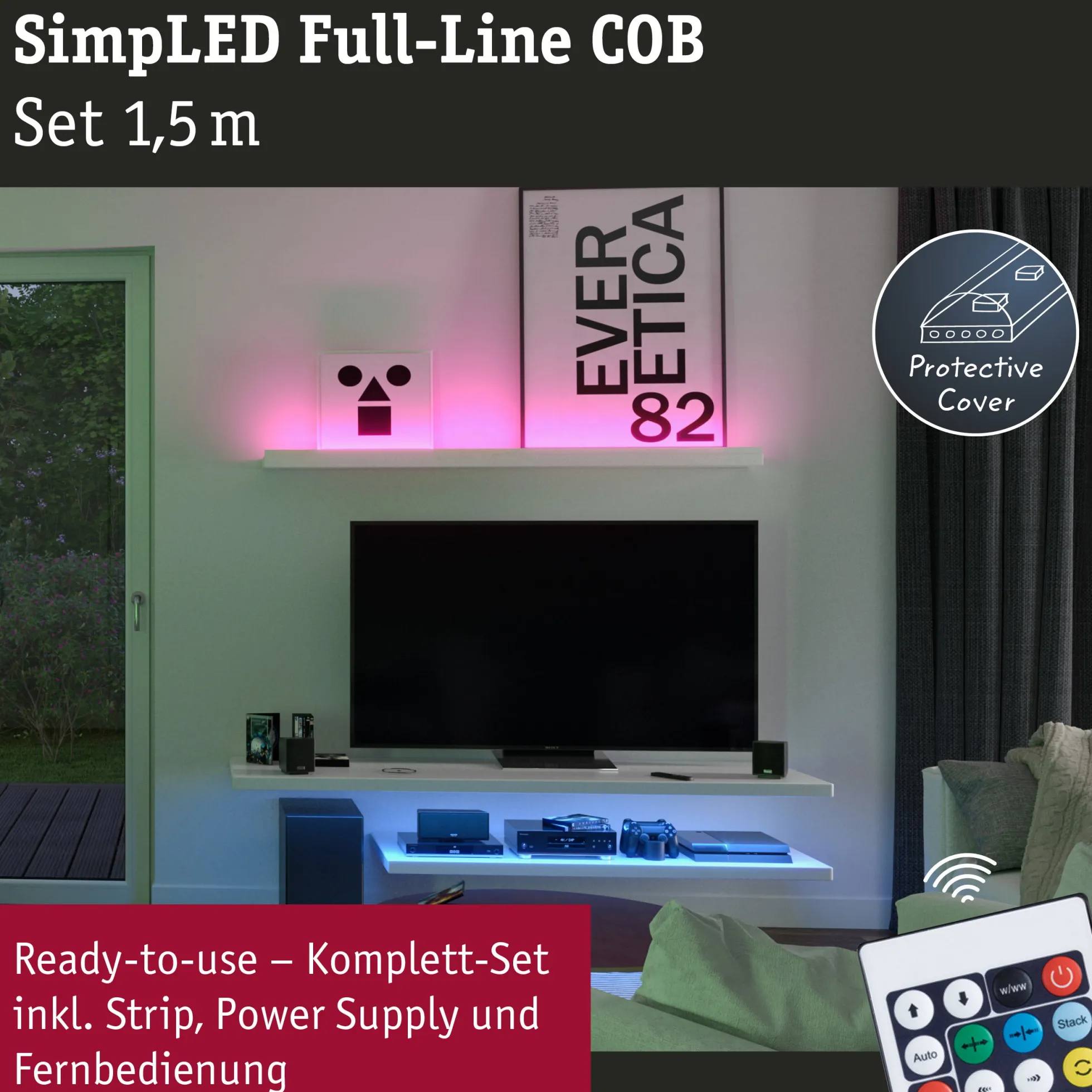 SimpLED LED Strip - Full-Line COB Komplettset