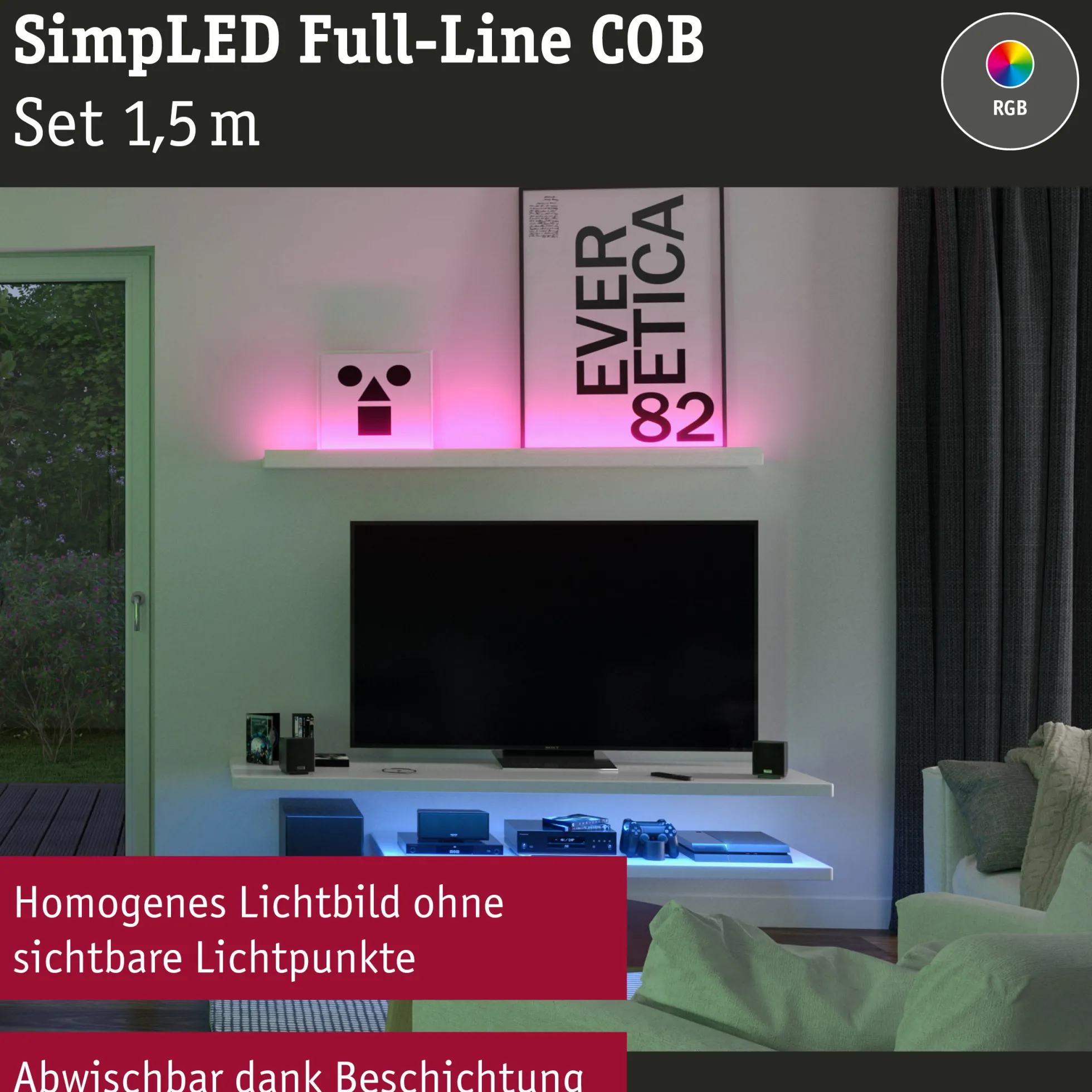 SimpLED LED Strip - Full-Line COB Komplettset