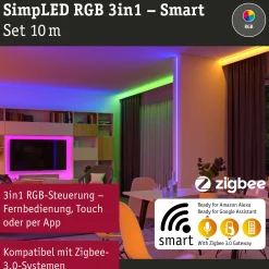 SimpLED LED Strip Smart Home Zigbee 3.0 - RGB Komplettset