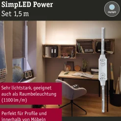 SimpLED Power LED Strip - Neutralweiß Komplettset
