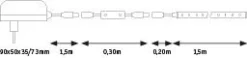 SimpLED Power LED Strip - Neutralweiß Komplettset