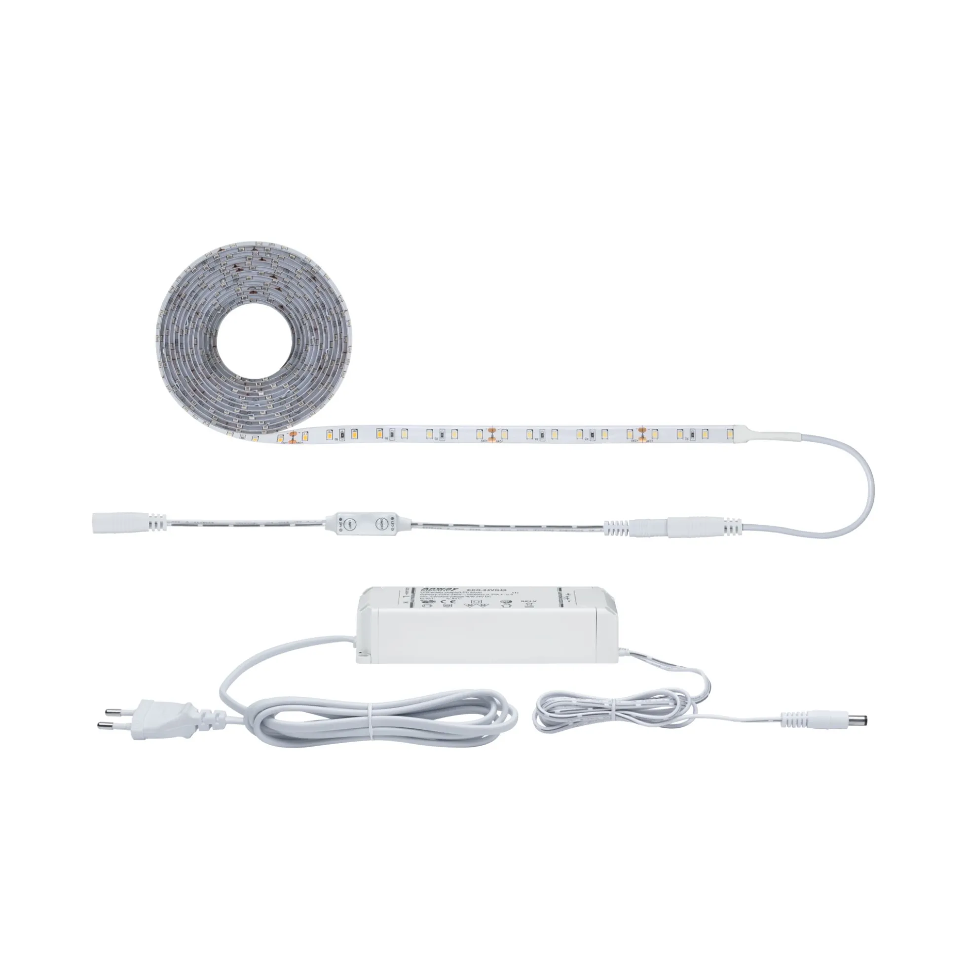 SimpLED Power LED Strip - Warmweiß Komplettset