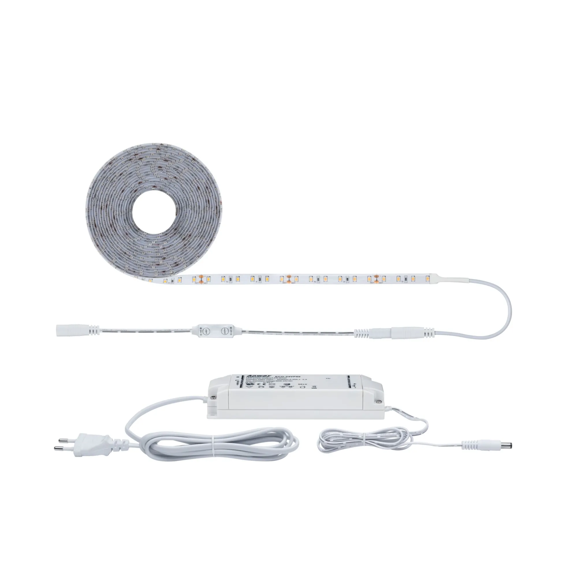 SimpLED Power LED Strip - Warmweiß Komplettset