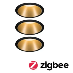 Smart Home Zigbee Set Smart Home Zigbee 3.0 - Einbauleuchte Cole + Zigbee Coin