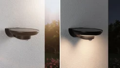 Solar LED Außenwandleuchte - Bordola Dämmerungsgesteuerter Bewegungsmelder (IR)