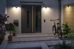 Solar LED Außenwandleuchte - Bordola Dämmerungsgesteuerter Bewegungsmelder (IR)
