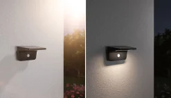 Solar LED Außenwandleuchte - Cyrus inkl. Bewegungsmelder und Orientierungslicht