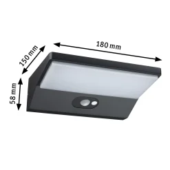 Solar LED Außenwandleuchte - Ronas