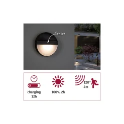 Solar LED Außenwandleuchte - Elios