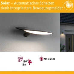 Solar LED Außenwandleuchte - Kiran