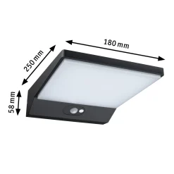 Solar LED Außenwandleuchte - Ronas