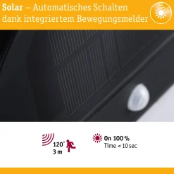 Solar LED Außenwandleuchte - Helena