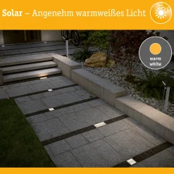 Solar LED Bodeneinbauleuchte - Box