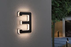 Solar LED Hausnummernleuchte - Nummer 3
