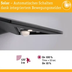 Solar LED Hausnummernleuchte - Yoko Dämmerungsgesteuerter Bewegungsmelder (IR)