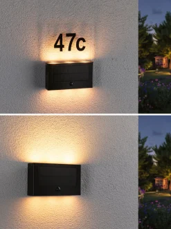 Solar LED Hausnummernleuchte - Neda insektenfreundlich