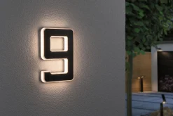 Solar LED Hausnummernleuchte - Nummer 9