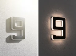 Solar LED Hausnummernleuchte - Nummer 9
