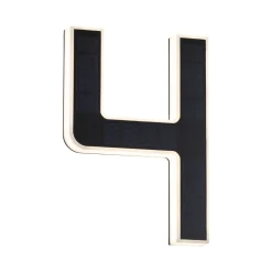 Solar LED Hausnummernleuchte - Nummer 4