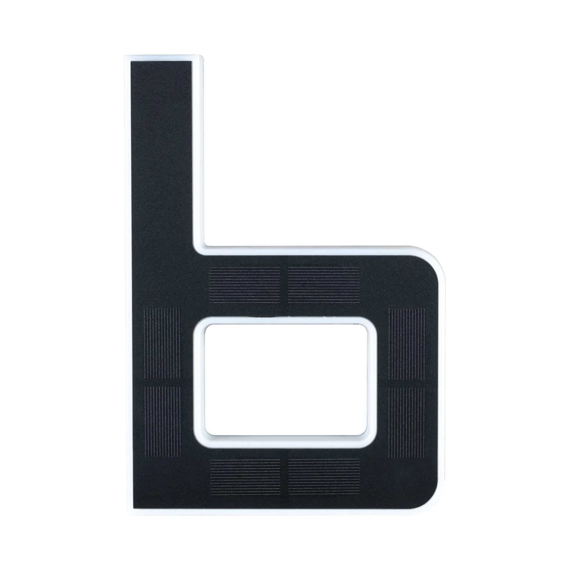 Solar LED Hausnummernleuchte - Buchstabe b