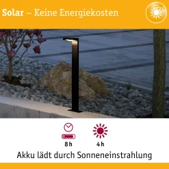 Solar LED Pollerleuchte - Ryse