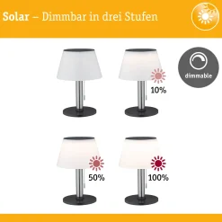 Solar LED Tischleuchte 3-Step-Dim - Lillesol