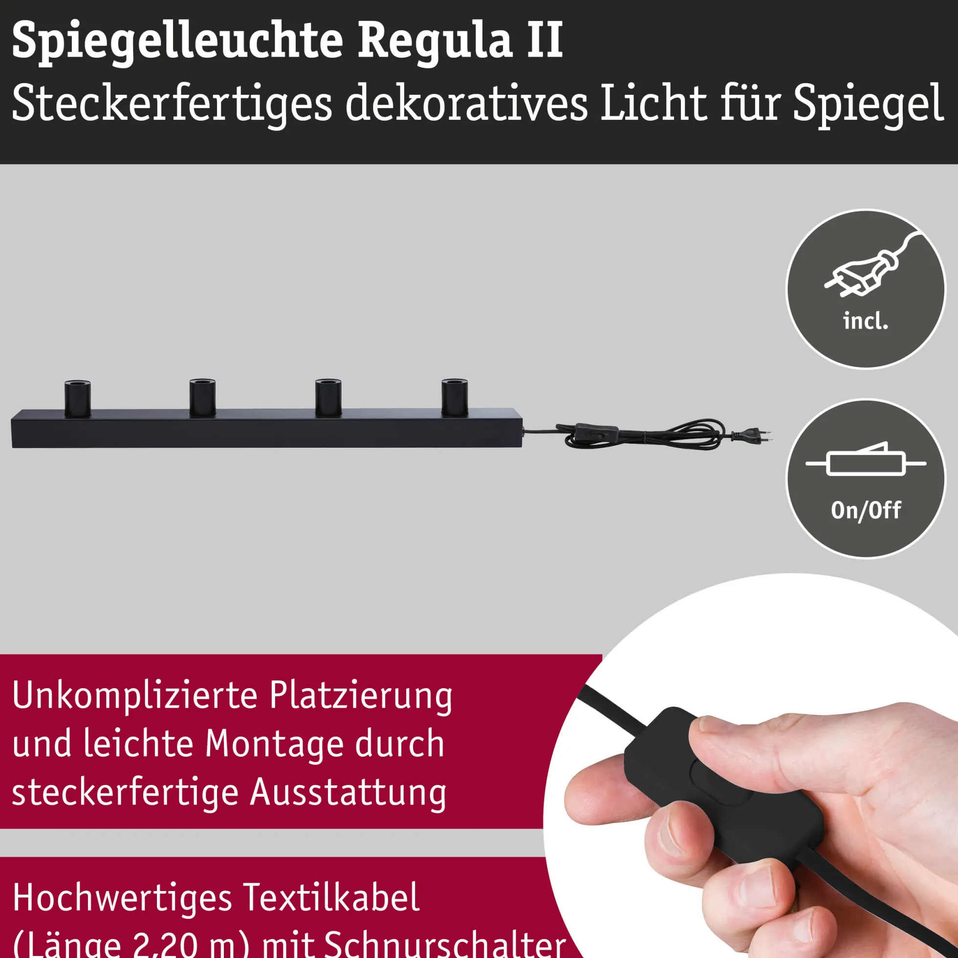 Spiegelleuchte - Regula II
