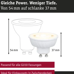 Standard 230V - LED Reflektor GU10 Flat