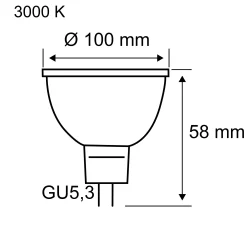 Standard 12V - LED Reflektor GU5,3