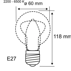 Standard 230V Smart Home Zigbee 3.0 - LED Birne E27