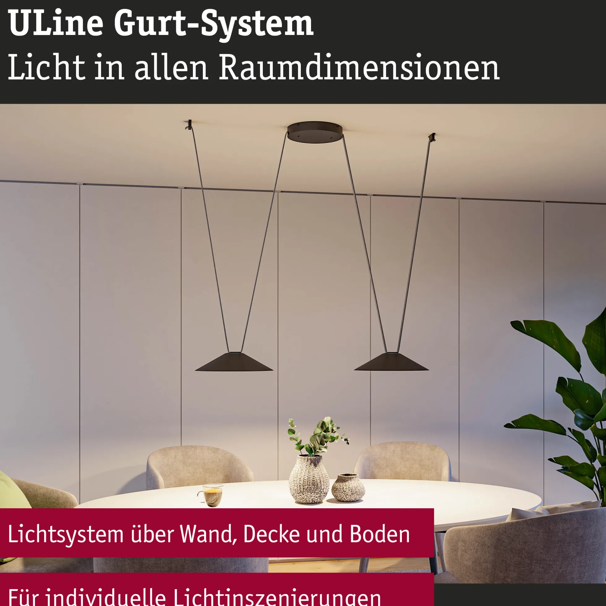 ULine LED Pendelleuchte - Cone