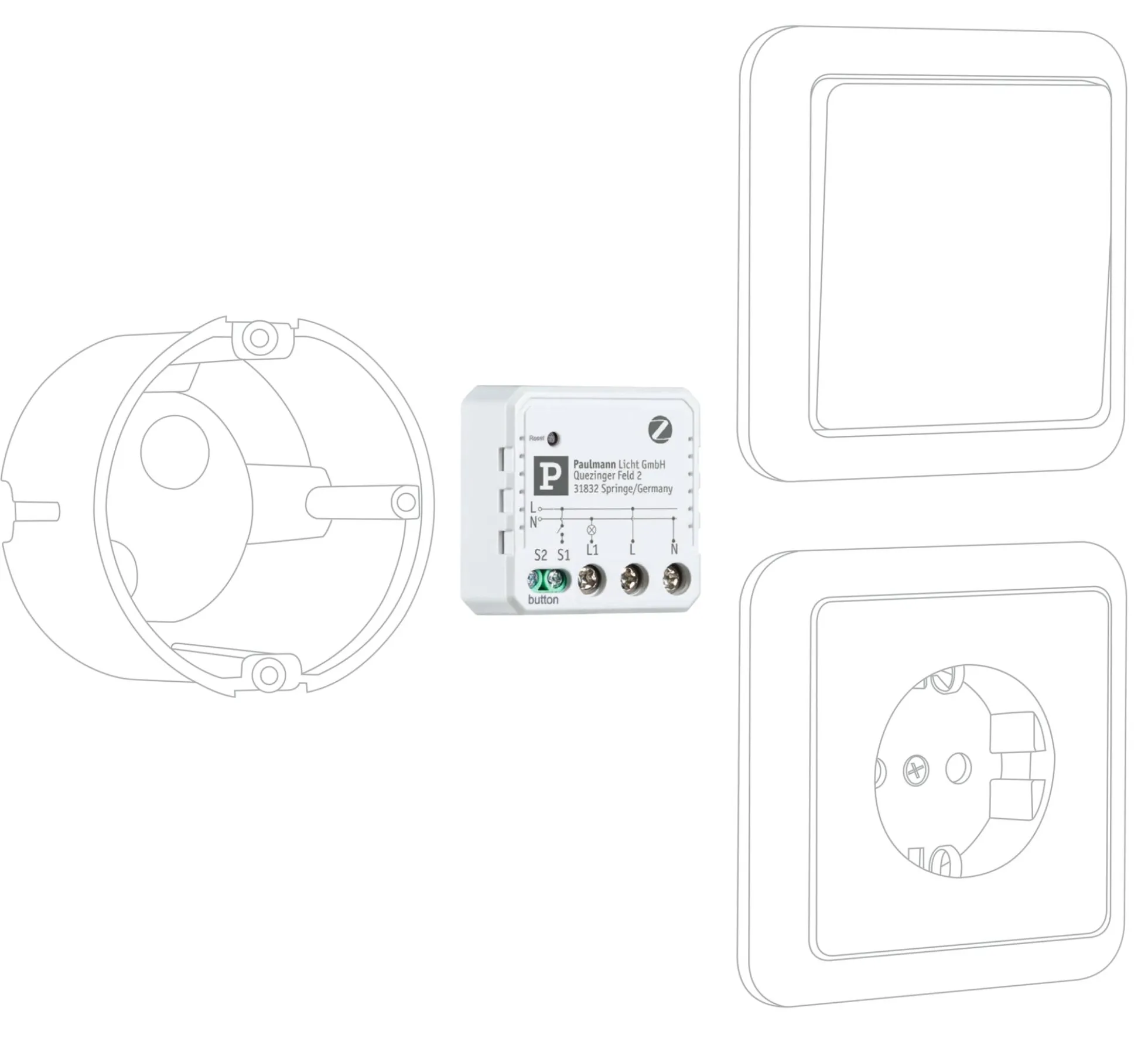 Unterputzaktor Smart Home Zigbee 3.0 - On/Off