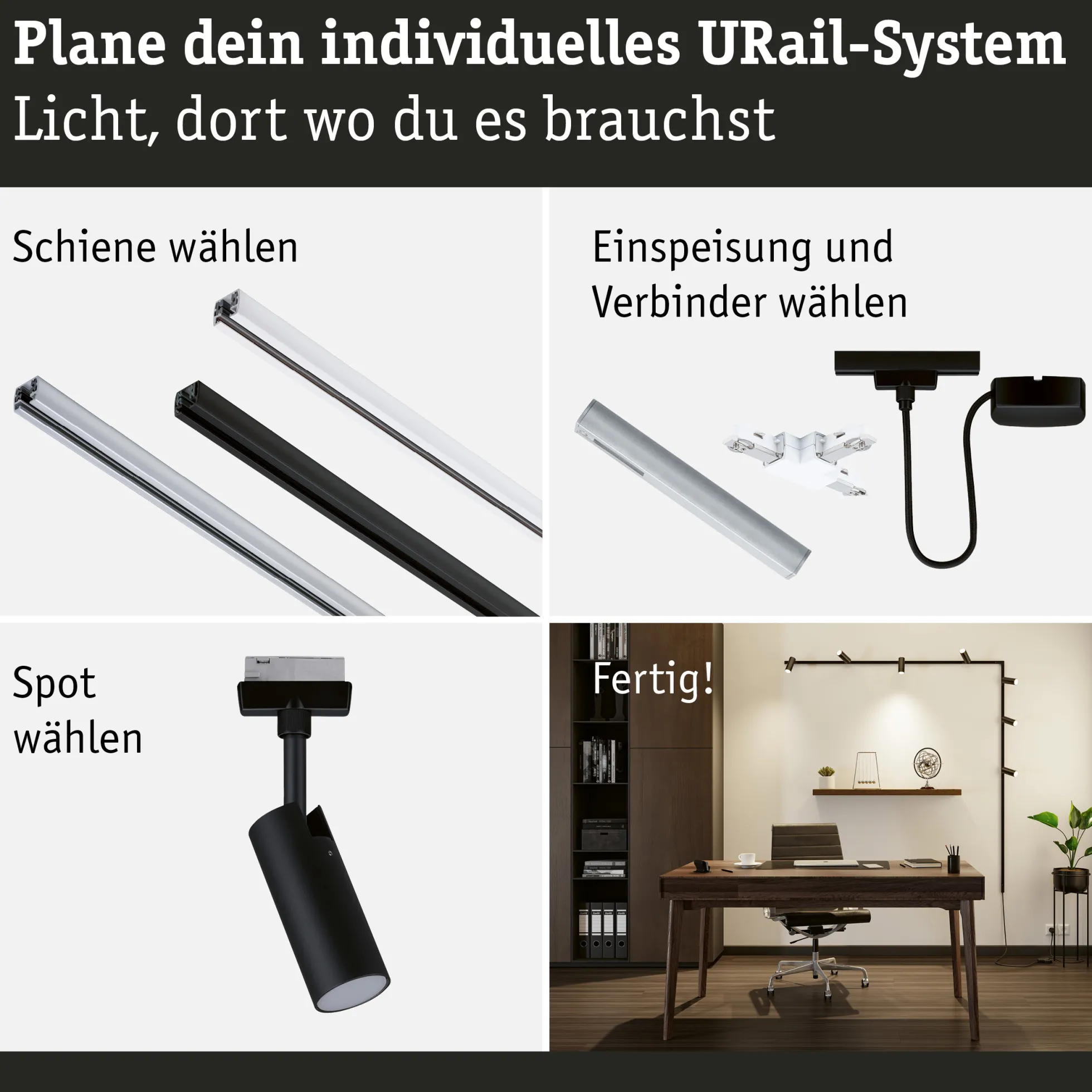 URail Einspeisung - Kabel mit Schalter