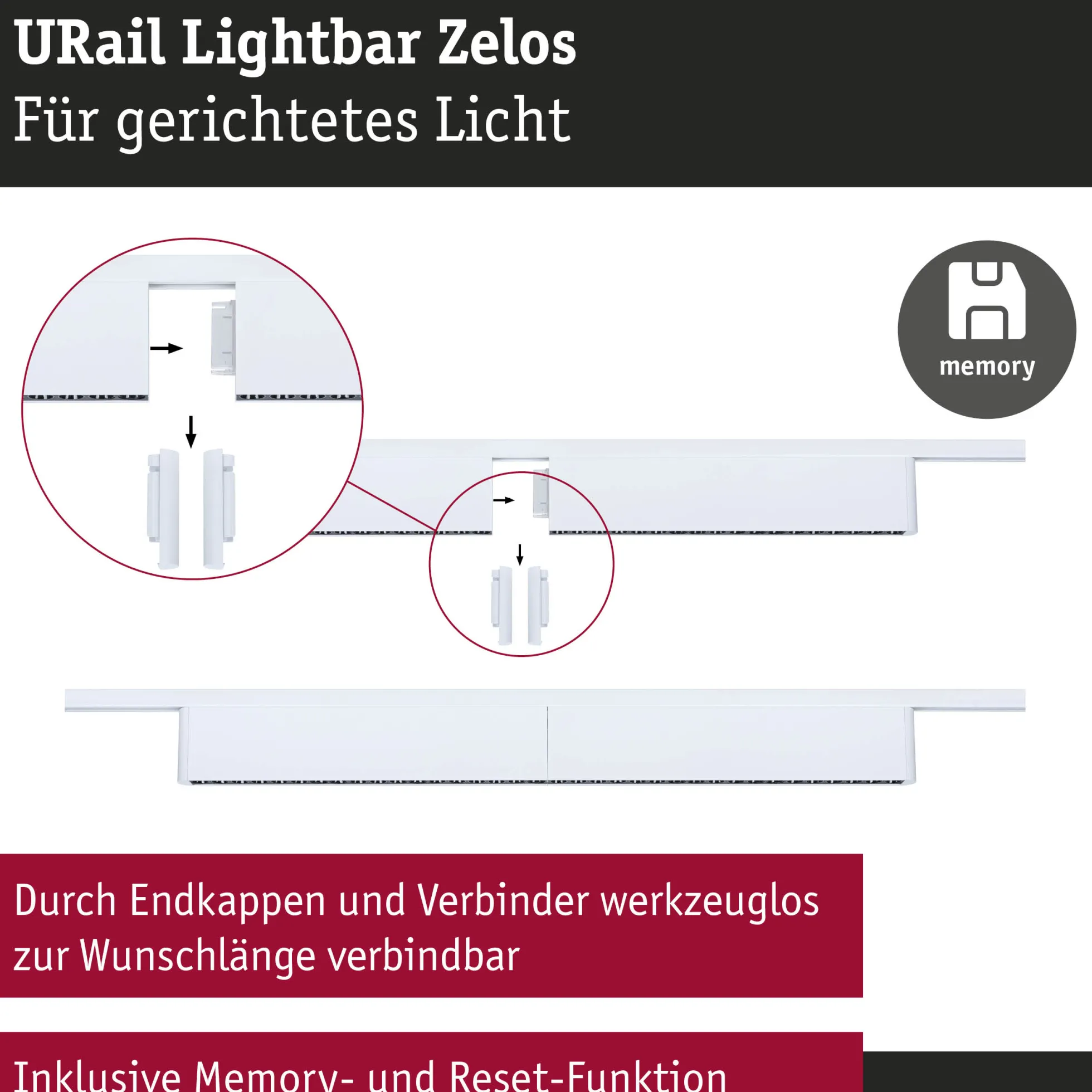 URail Lightbar 3-Step-Dim - Zelos