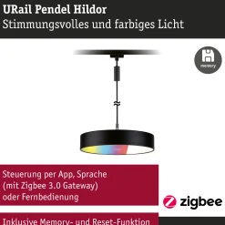 URail Pendel Smart Home Zigbee 3.0 - Hildor RGBW